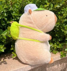 Skibi Maskotka Pluszowa Pluszak Kapibara Capybara Sportowiec Tenis Przytulanka 3