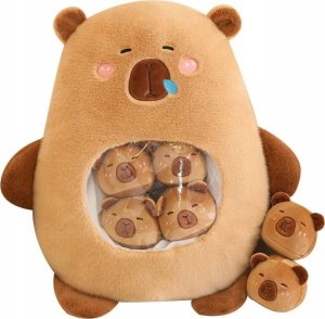 Skibi Maskotka Pluszowa Dla Dzieci Kapibara Capybara Pudding Zabawka Duża 50Cm 1