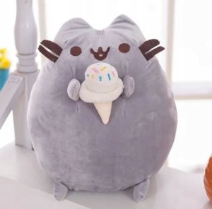 PlushCat Maskotka Pluszowa Pluszak Kotek Kot Pusheen Puszen Lody Z Lodami 15 Cm 2