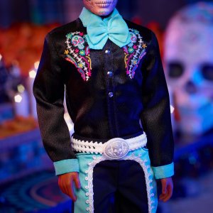 Lalka Barbie Mattel Dia de Muertos Ken (HRM73) 4