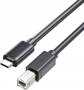 Kabel USB Unitek USB-C - USB-B 2 m Czarny (Unitek) 1