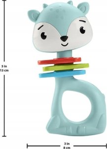 Fisher Price Grzechotka Gryzak Klekoczący Jelonek 2