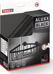 Koszyk prysznicowy Tesa tesa ALUXX Eckduschkorb Single schwarz 2