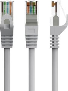 Gembird GEMBIRD Patchcord kat.6 UTP 15m czysta miedź kolor szary 1