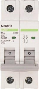 Noark Rozłącznik izolacyjny 101755 2M 2-bieg 32A 500V DC 5