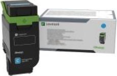 Toner Lexmark Lexmark - Hohe Ergiebigkeit - Cyan - original - Box - Tonerpatrone LCCP - fur Lexmark CS531dw, CX532adwe 1