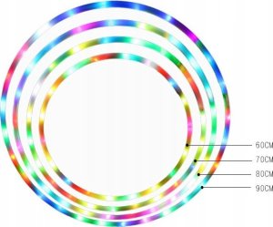 Hedo Świecące Hula Hop LED, 70 cm 2