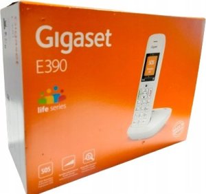 Telefon stacjonarny Gigaset Gigaset E390 Telefon analogowy/DECT Nazwa i identyfikacja dzwoniącego Biały 1