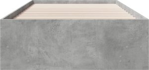 vidaXL Rama łóżka, szarość betonu, 100x200 cm, materiał drewnopochodny 5