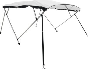 vidaXL Bimini z siatkowymi ściankami, 4 pałąki, 243x(185-198)x137 cm 3