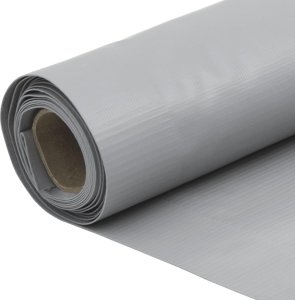 vidaXL Osłona balkonowa, szara, 300x120 cm, PVC 5