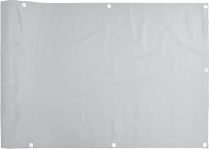 vidaXL Osłona balkonowa, szara, 800x120 cm, PVC 2