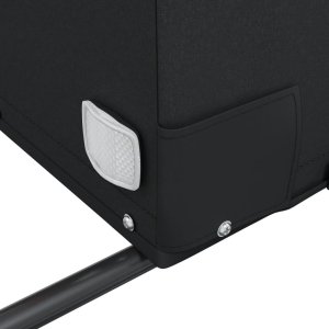 vidaXL Przyczepka rowerowa, czarno-żółta, 30 kg, żelazo 10