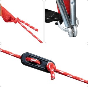 Namiot turystyczny vidaXL Namiot rodzinny, tunelowy, 8-os., niebieski, wodoszczelny 11