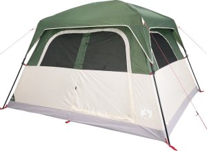 Namiot turystyczny vidaXL Namiot rodzinny, 6-os., kabinowy, zielony, wodoszczelny 4