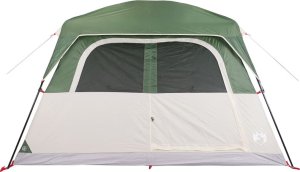 Namiot turystyczny vidaXL Namiot rodzinny, 6-os., kabinowy, zielony, wodoszczelny 6