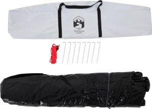 Namiot turystyczny vidaXL Namiot turystyczny, 4-os., biały, zaciemniany, wodoszczelny 12