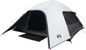 Namiot turystyczny vidaXL Namiot turystyczny, 4-os., biały, zaciemniany, wodoszczelny 4