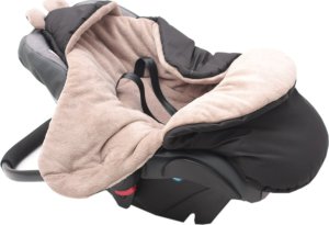 Culbags ŚPIWOREK MYSZKA NOSIDŁO FOTELIK WÓZEK ORTALION CZARNY MINKY LATTE 2