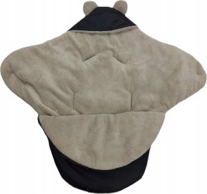 Culbags ŚPIWOREK MYSZKA NOSIDŁO FOTELIK WÓZEK ORTALION CZARNY MINKY LATTE 6