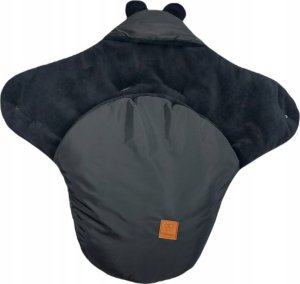 Culbags Śpiworek Myszka nosidło fotelik wózek ortalion czarny minky czarny 4