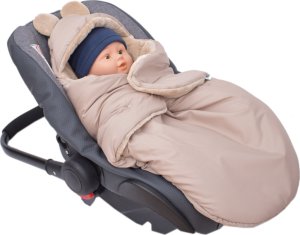 Culbags ŚPIWOREK MYSZKA NOSIDŁO FOTELIK WÓZEK ORTALION BEŻ MINKY LATTE 3