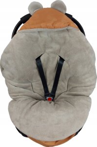 Culbags ŚPIWOREK MYSZKA NOSIDŁO FOTELIK WÓZEK ORTALION CYNAMON MINKY LATTE 5