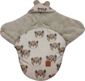 Culbags ŚPIWOREK MYSZKA NOSIDŁO FOTELIK WÓZEK ORTALION BEŻ BOBRY MINKY LATTE 4