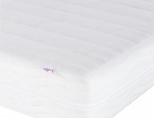 vidaXL Sofa z materacem do spania, kolor taupe, 90x200 cm, tkanina 10