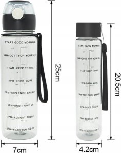 Hydrate Heroes Butelka Bidon 700Ml Motywacyjna Na Wode Rowerowy 13