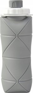 Butelka Na Wodę Bidon Składany Sportowy Silikonowy Podróżny 600Ml Szary 15