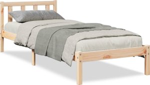 vidaXL Dłuższe łóżko bez materaca, 80x210 cm, lite drewno sosnowe 2