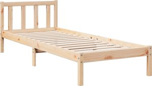 vidaXL Dłuższe łóżko bez materaca, 80x210 cm, lite drewno sosnowe 3
