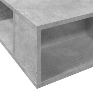 vidaXL Rama łóżka, szarość betonu, 100x200 cm, materiał drewnopochodny 7