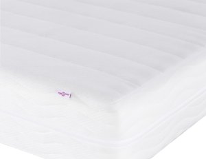 vidaXL Sofa z materacem do spania, kremowa, 90x200 cm, tkanina 8