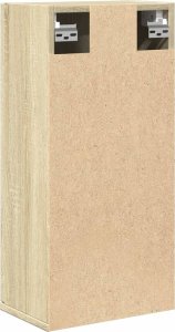 vidaXL Wisząca szafka łazienkowa, dąb sonoma, 32x20x67 cm 8