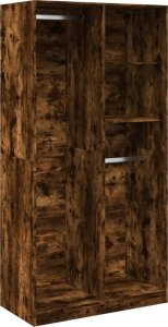 vidaXL Szafa, przydymiony dąb, 100x50x200 cm 2