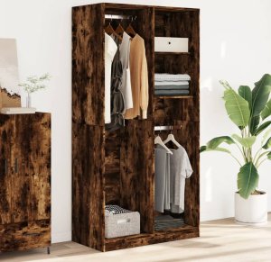 vidaXL Szafa, przydymiony dąb, 100x50x200 cm 3