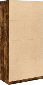 vidaXL Szafa, przydymiony dąb, 100x50x200 cm 6