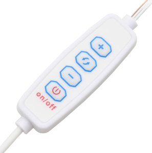 vidaXL Toaletka z LED, czarna 12