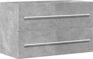 vidaXL Szafka pod umywalkę, dąb artisian, 80x38,5x48 cm 2