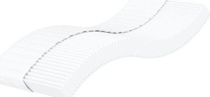 vidaXL Materac piankowy, biały, 80x210 cm, twardość H2/H3 1