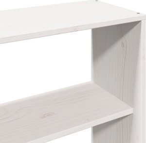vidaXL Wezgłowie do łóżka, z półkami, białe, 180 cm, drewno sosnowe 8
