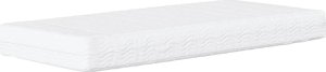 vidaXL Sofa z materacem, jasnoszara, 90x190 cm, tkanina 5