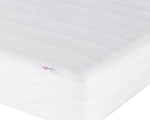 vidaXL Sofa z materacem, jasnoszara, 90x190 cm, tkanina 10