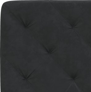 vidaXL Rama łóżka z LED, czarna, 100x200 cm, aksamitna 10