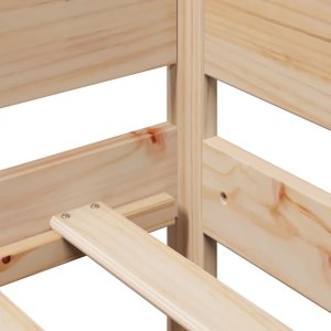 vidaXL Łóżko dzienne rozsuwane, szuflady, 90x200 cm, sosnowe 9