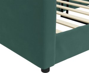 vidaXL Sofa z funkcją spania, ciemnozielona, 80x200 cm, aksamitna 6