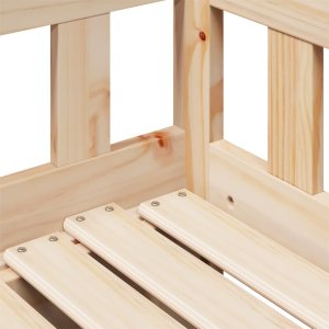 vidaXL Łóżko dzienne rozsuwane, z szufladami, 80x200 cm, lita sosna 9