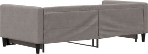vidaXL Sofa rozsuwana, kolor taupe, 90x200 cm, tkanina 5